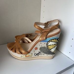 Coach Wedge Sandals